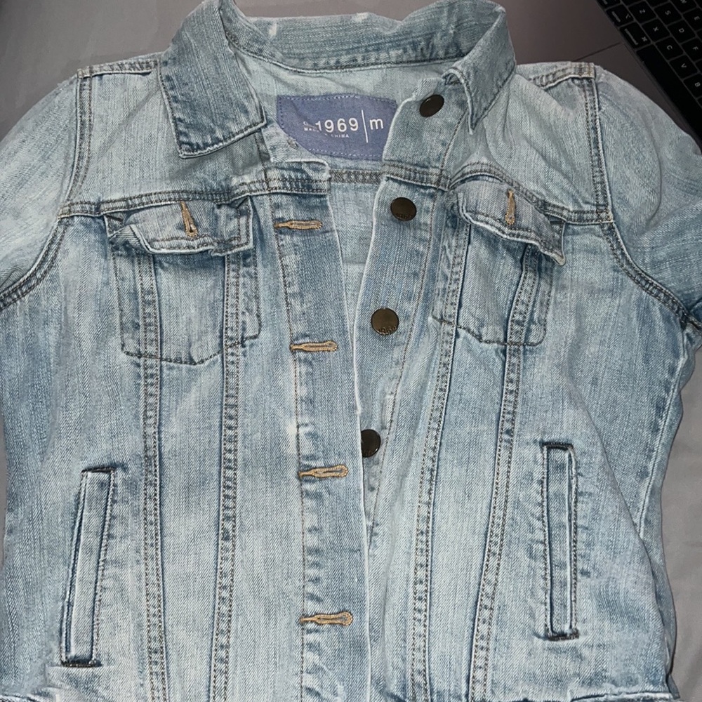 *SOLD* 1969 Frayed Gap Jean Jacket